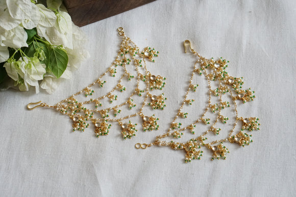 Beads 4 line Ear chain (9-233)(N)