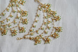 Beads 4 line Ear chain (9-233)(N)