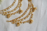 Beads 3 line Ear chain (9-230)(N)