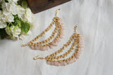 Beads 3 line Ear chain (9-231)(N)