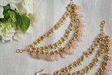 Beads 3 line Ear chain (9-231)(N)