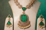 Polki Necklace Set (4-8373)(B)