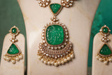 Polki Necklace Set (4-8373)(B)