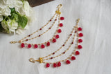 Beads 3 line Ear chain (9-224)