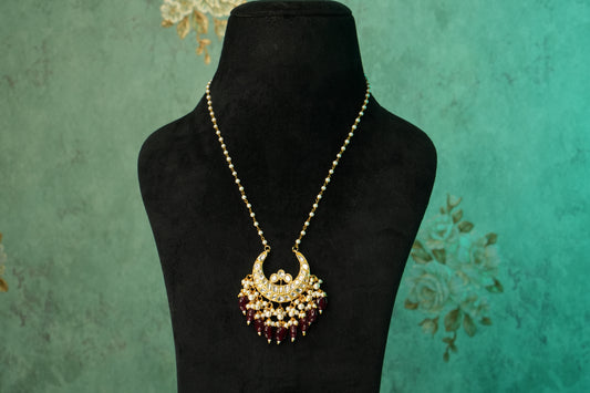 Kundan pendant Set (4-8873)(A) - JEWELSTYLE