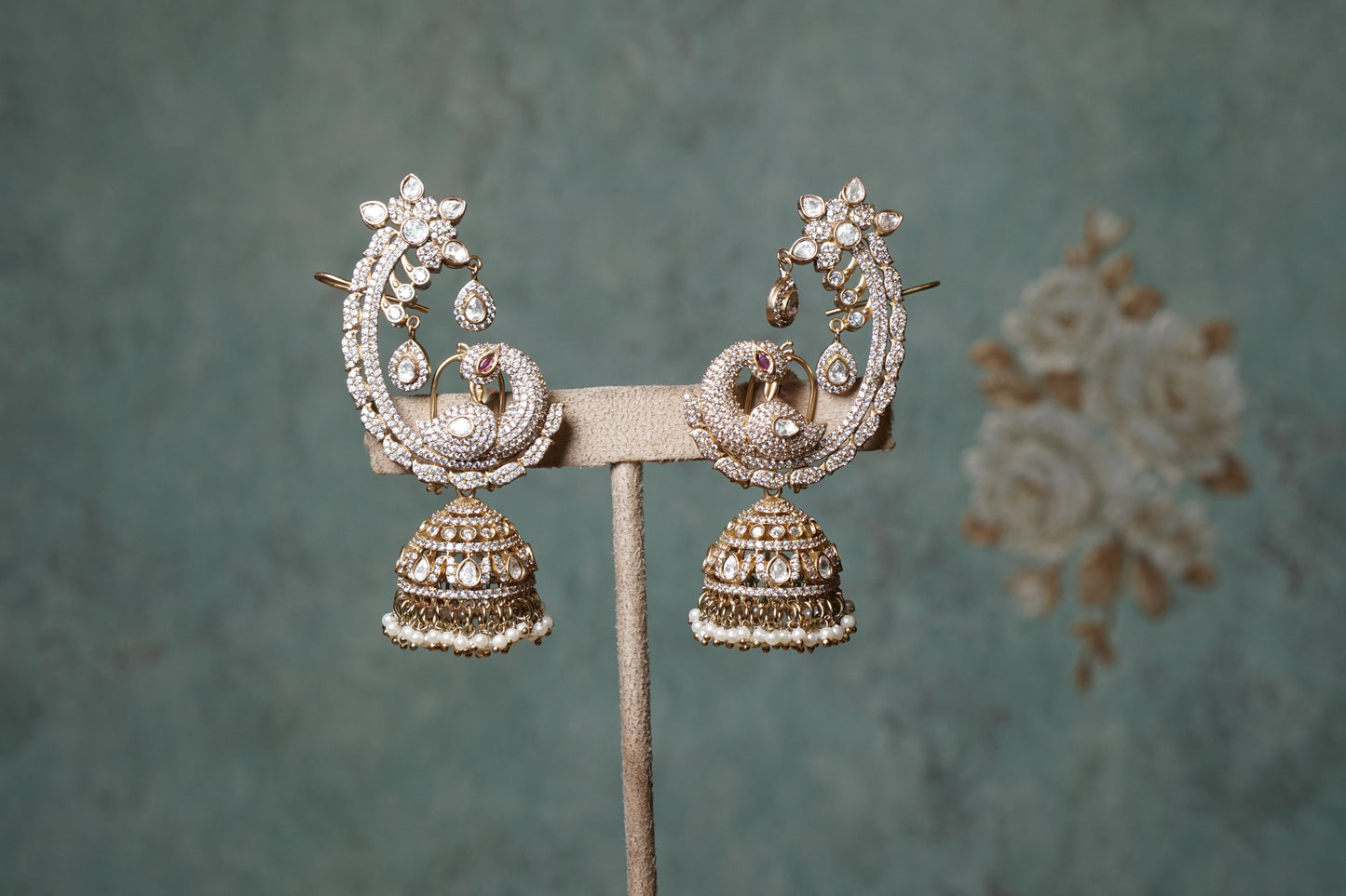Polki Earcuff Jhumki (1-4900)(B)