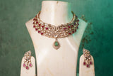Polki Necklace Set (4-8376)(B)