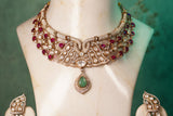 Polki Necklace Set (4-8376)(B)
