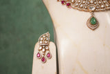 Polki Necklace Set (4-8376)(B)