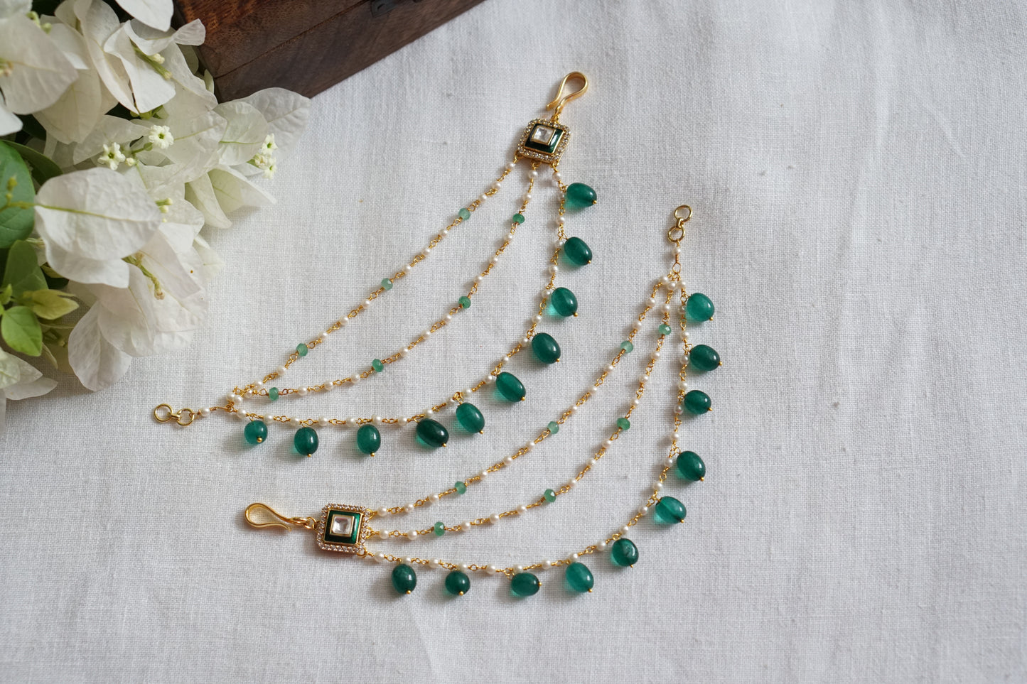 Polki Ear chain (9-238)(N)