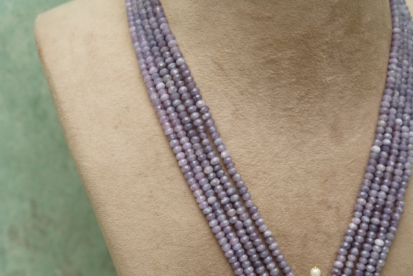 Kundan pendant necklace (4-7082)(R)(PREORDER)