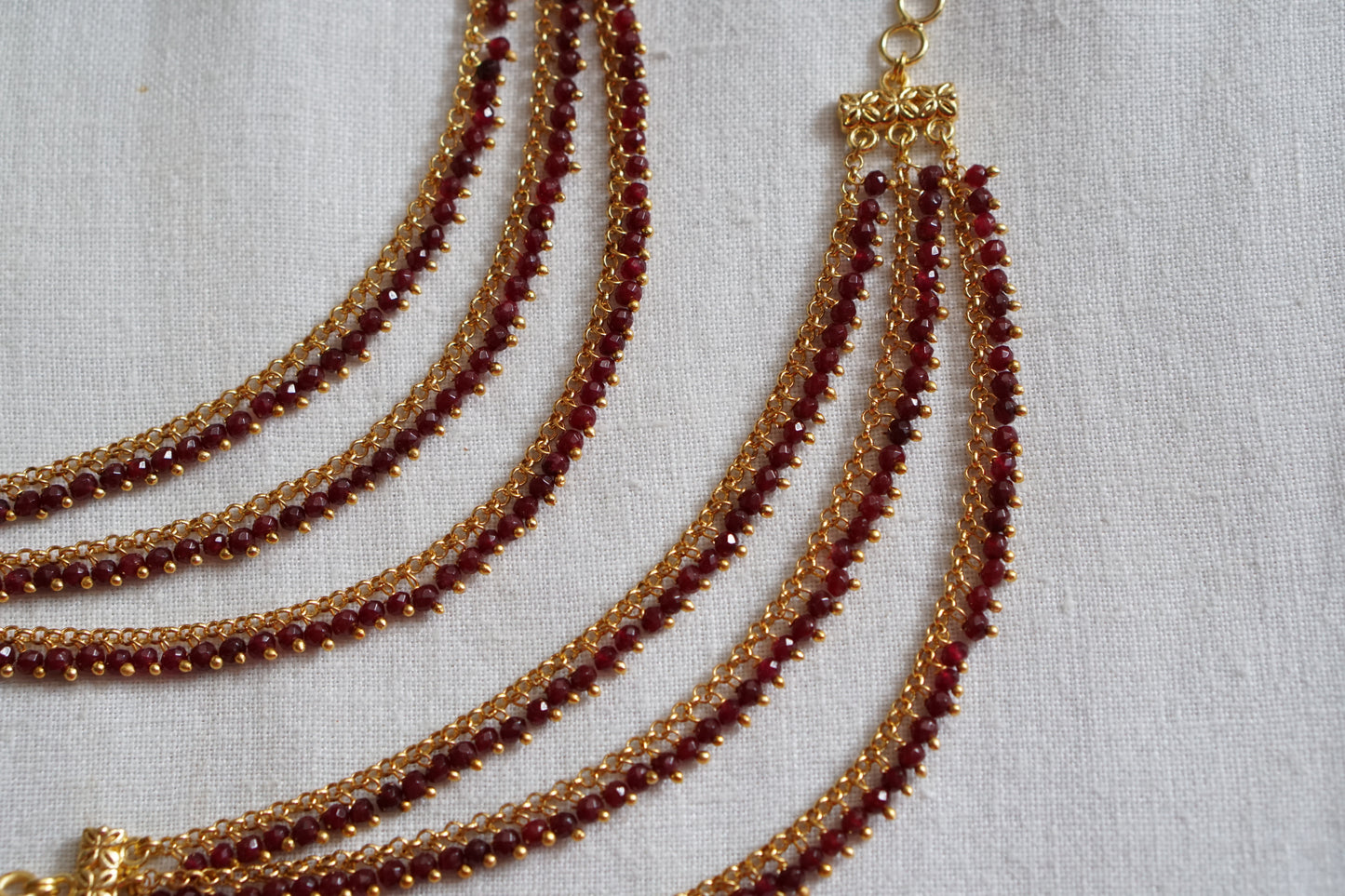 Beads Ear chain (9-235)(N)