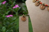 Coral Necklace set (4-9257)(AK)