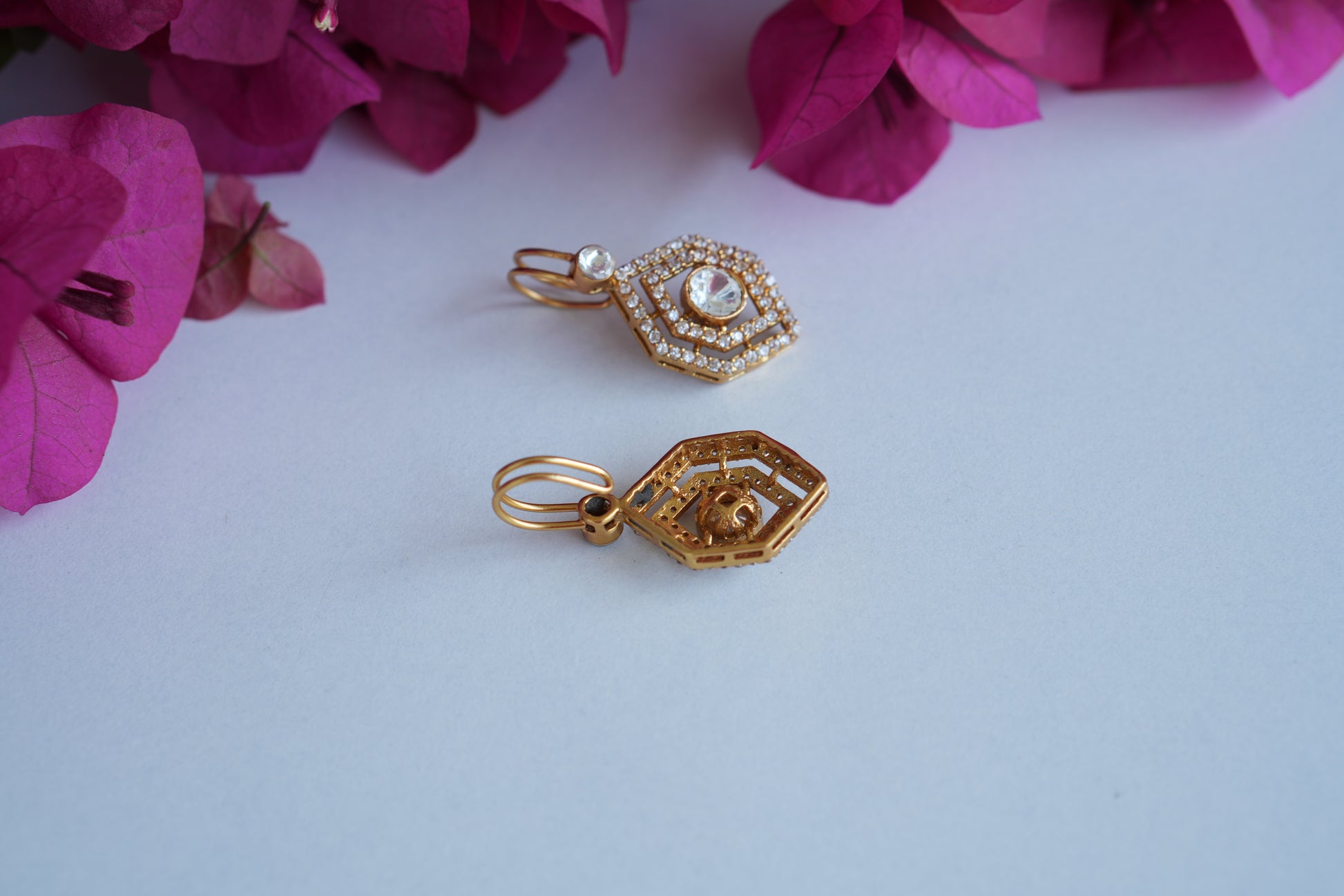 Polki Bugadi Earrings (1-5019)(B) - JEWELSTYLE