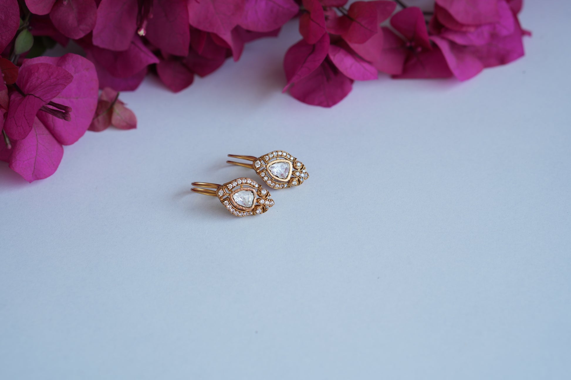 Polki Bugadi Earrings (1-5018)(B) - JEWELSTYLE