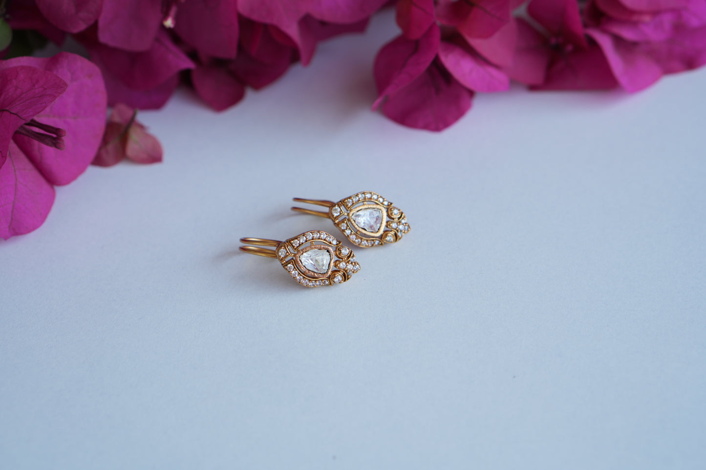 Polki Bugadi Earrings (1-5018)(B) - JEWELSTYLE
