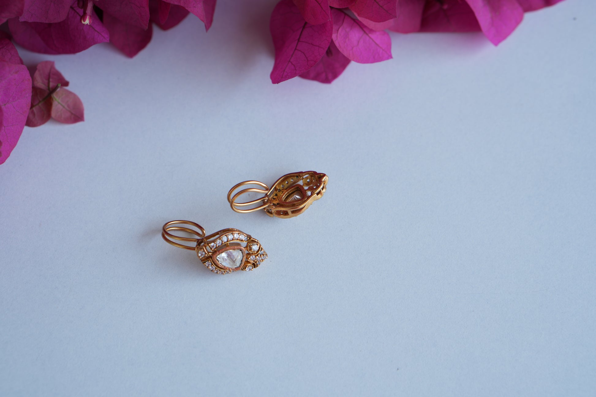 Polki Bugadi Earrings (1-5018)(B) - JEWELSTYLE