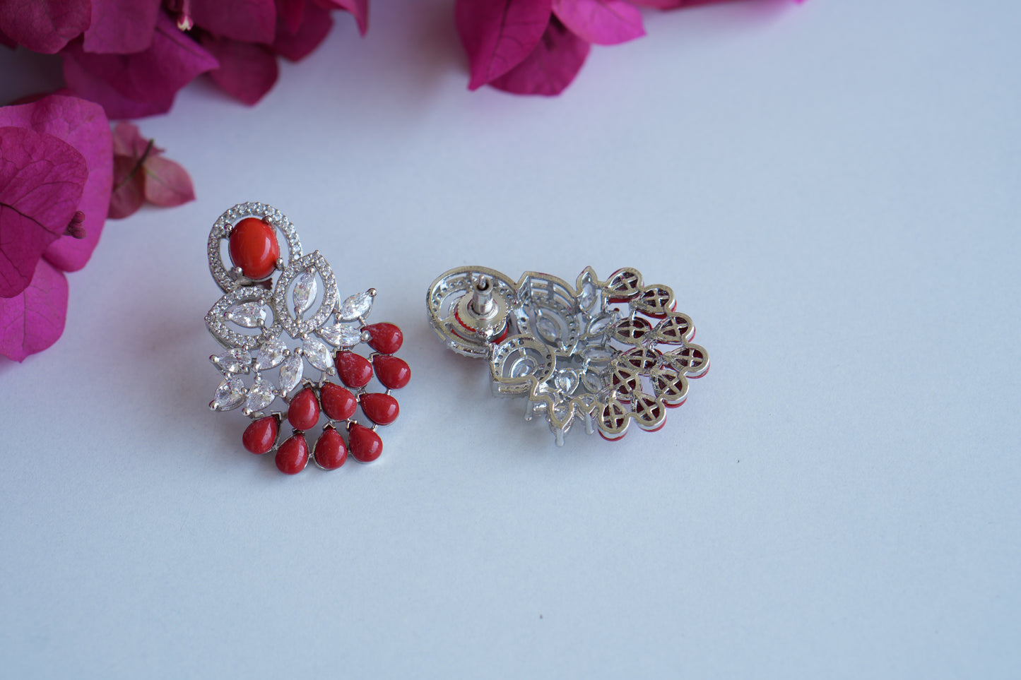 Ad  Stone Earrings (1-5010)(B) - JEWELSTYLE