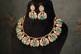 Polki Necklace Set (4-8384)(B)