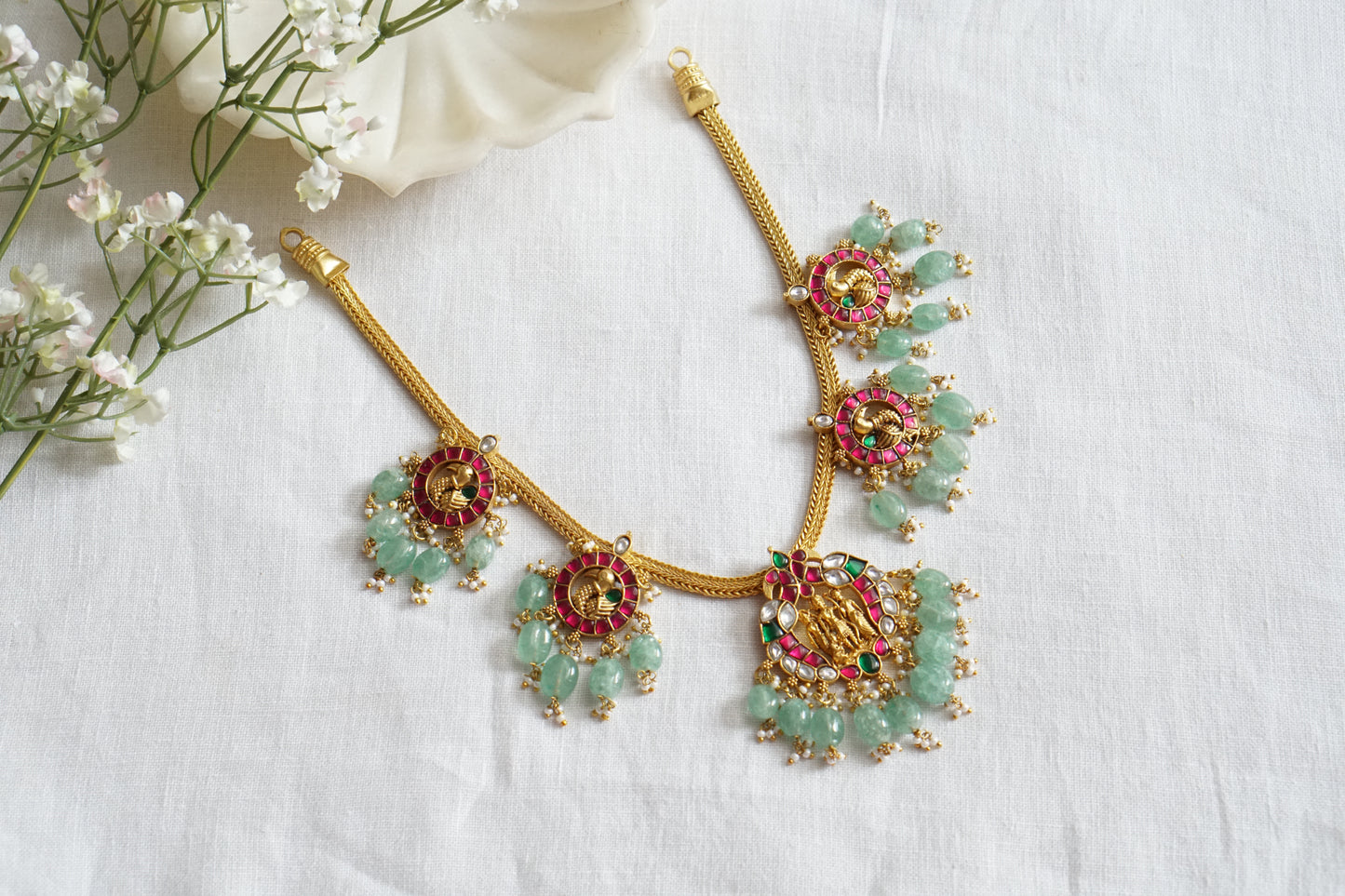 Kundan Necklace (4-9505)(K)
