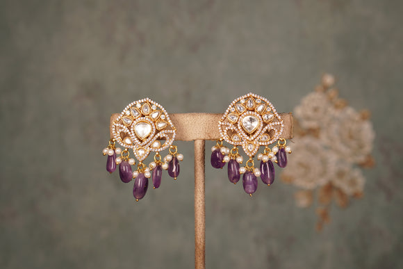 Polki Studs  (1-4554)(B)