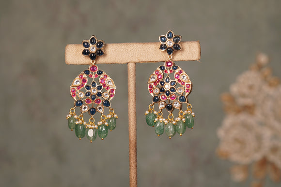 Polki Earrings (1-4555)(B)
