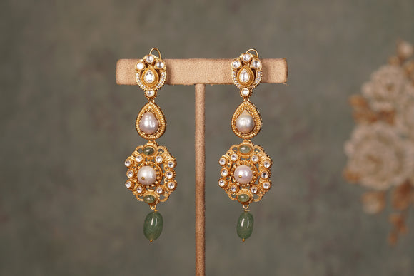 Polki Earrings (1-4556)(B)