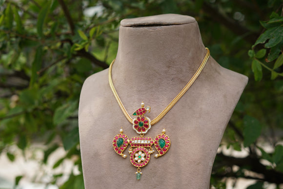 Kundan Necklace (4-8130)(K)