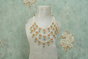 Kundan 3 Line Ranihaar Necklace (4-7910)(K)(offer piece)