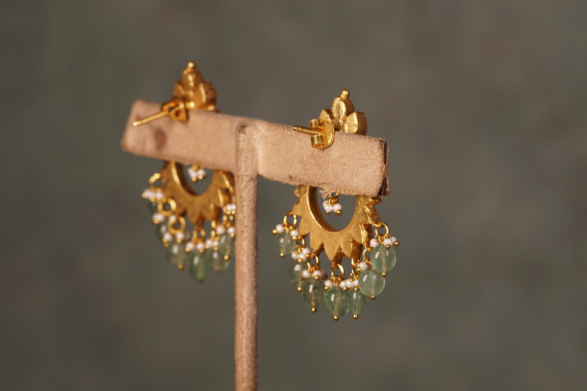 Kundan Earrings (1-4553)(K)(preorder) - JEWELSTYLE