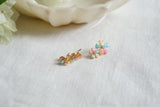 Multi Stone Earcuff Earrings (1-5472)(SI)(From turkey)