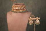 Mossainite  Polki Choker Set (4-8391)(K)