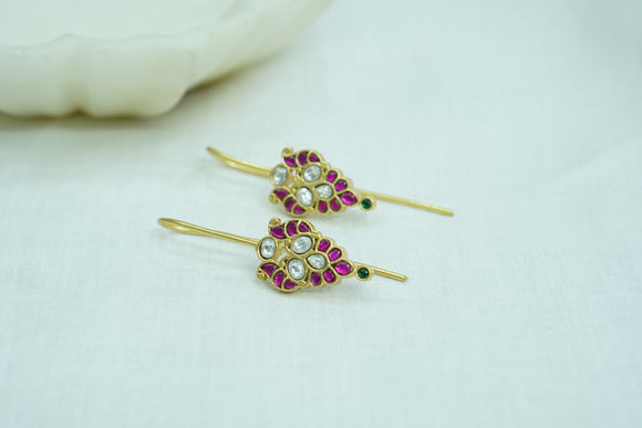 Kundan Earcuff earring (1-4309)(K)