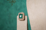 Green Stone Polki Choker Set (4-9524)(NEM)