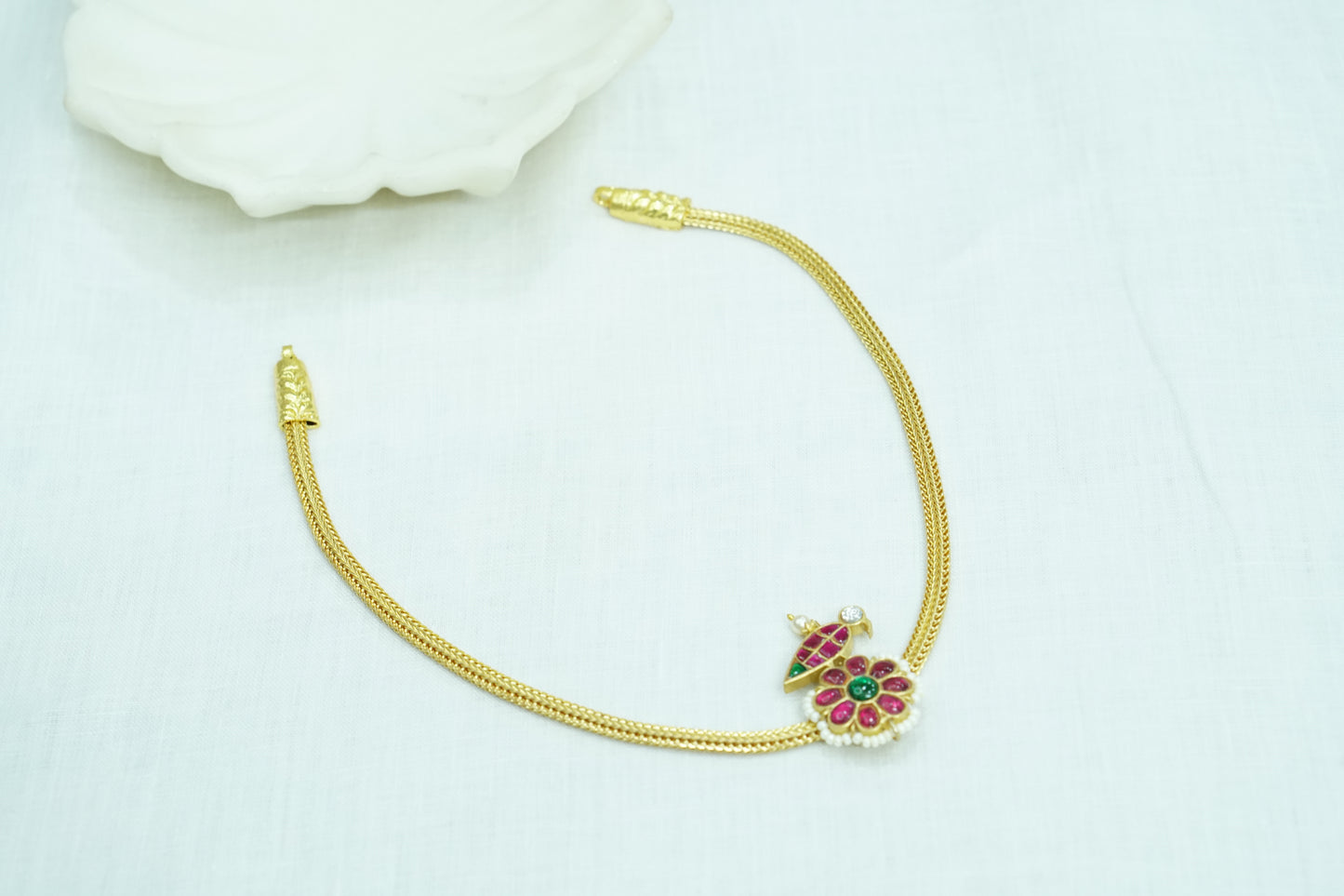 Kundan Necklace (4-8129)(K)(PREORDER)