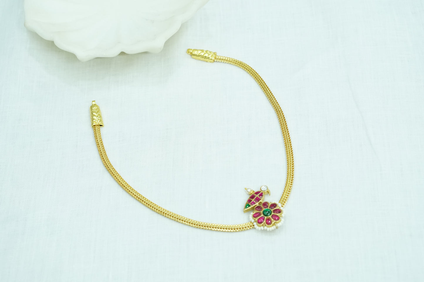 Kundan Necklace (4-8129)(K)(PREORDER)
