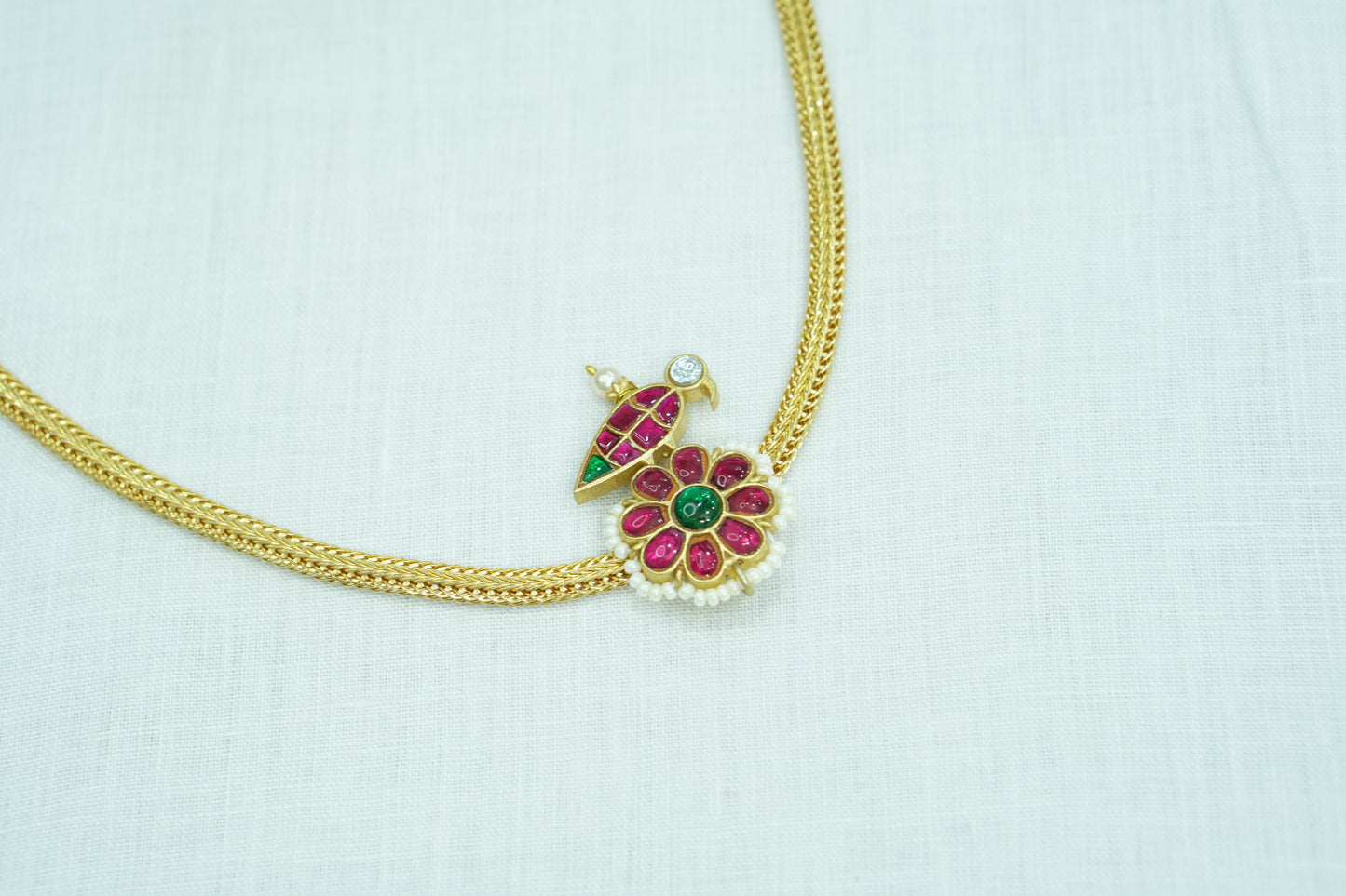 Kundan Necklace (4-8129)(K)(PREORDER)