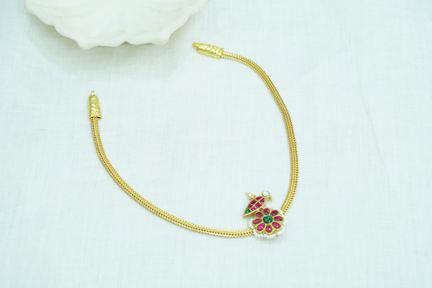 Kundan Necklace (4-8129)(K)(PREORDER)