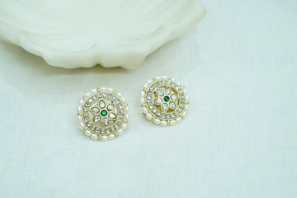 Kundan studs (1-4306)(K)