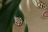 Polki Necklace Set  (4-8388)(B)