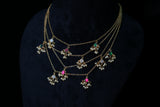 MultiStone Kundan Necklace (4-7913)(R)(INTRODUCTORY PRICE)