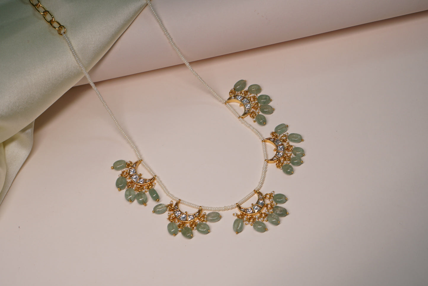 Kundan Necklace (4-7959) - JEWELSTYLE