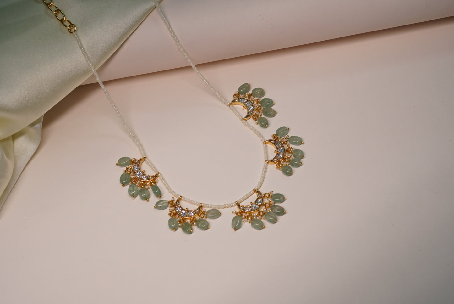 Kundan Necklace (4-7959) - JEWELSTYLE
