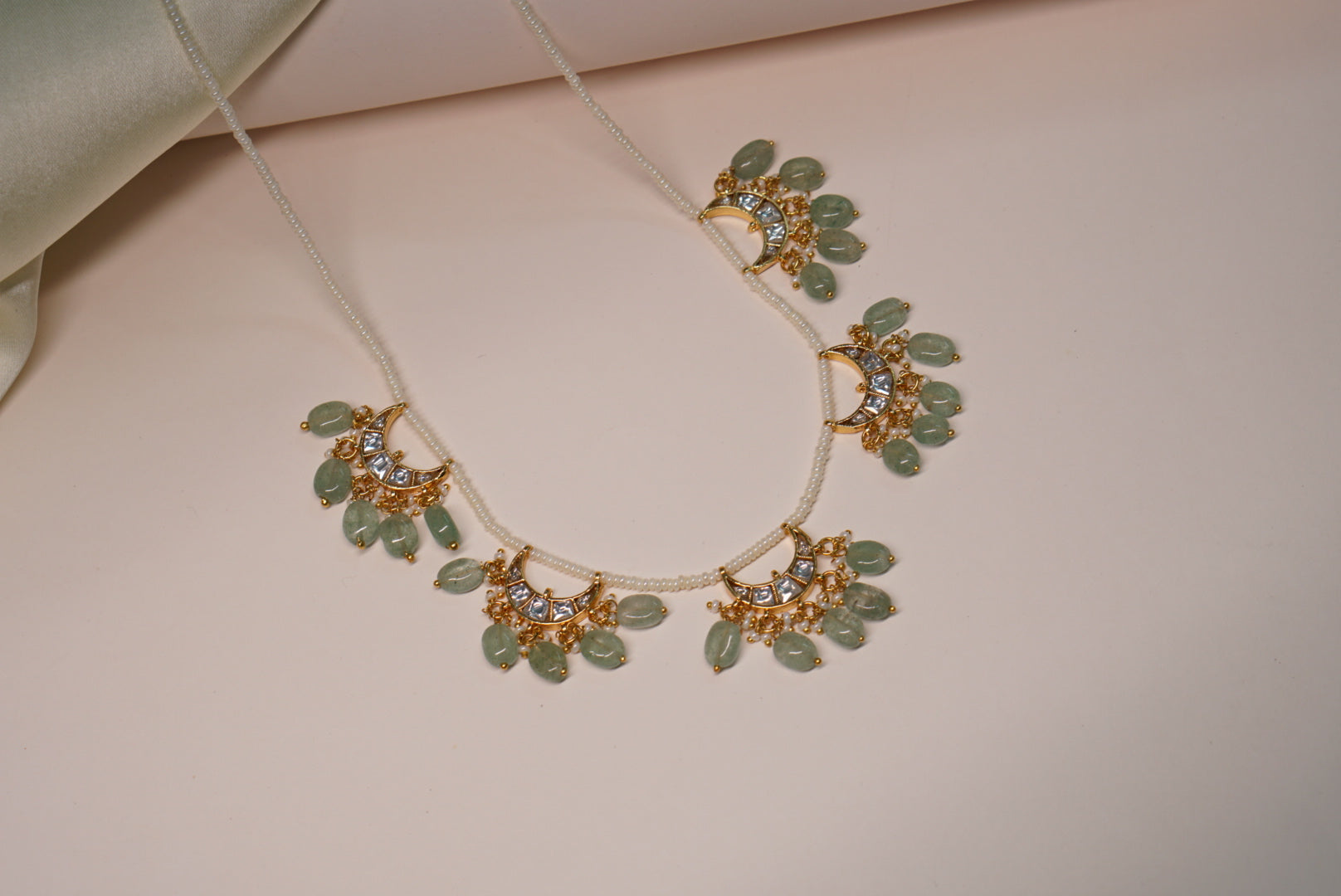 Kundan Necklace (4-7959) - JEWELSTYLE