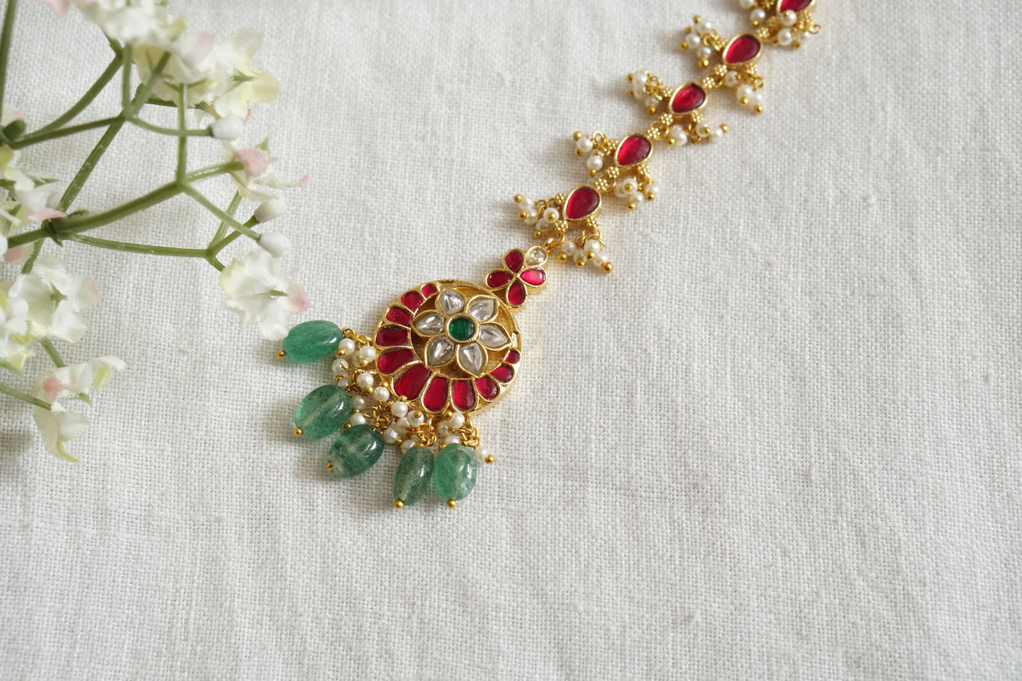 Kundan Maangtika (5-1606)(AK) - JEWELSTYLE