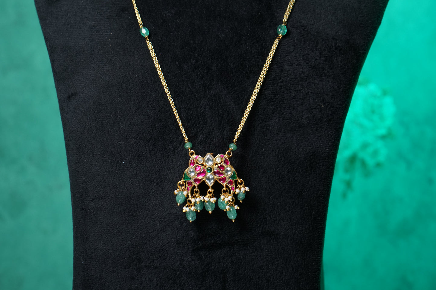 Kundan Pendant (4-9531)(NEM)