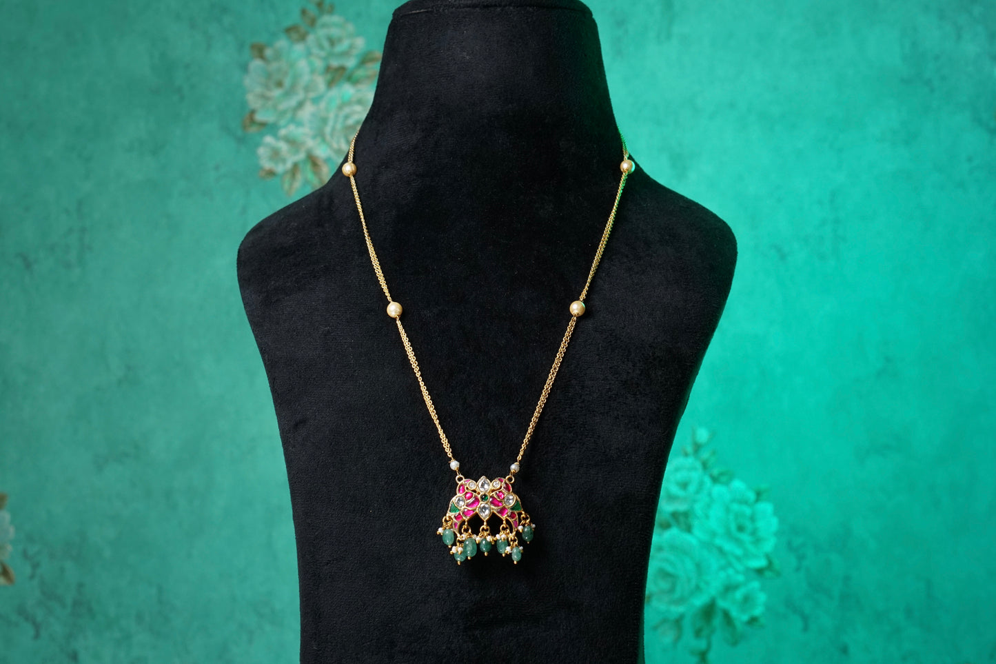 Kundan Pendant (4-9532)(NEM)