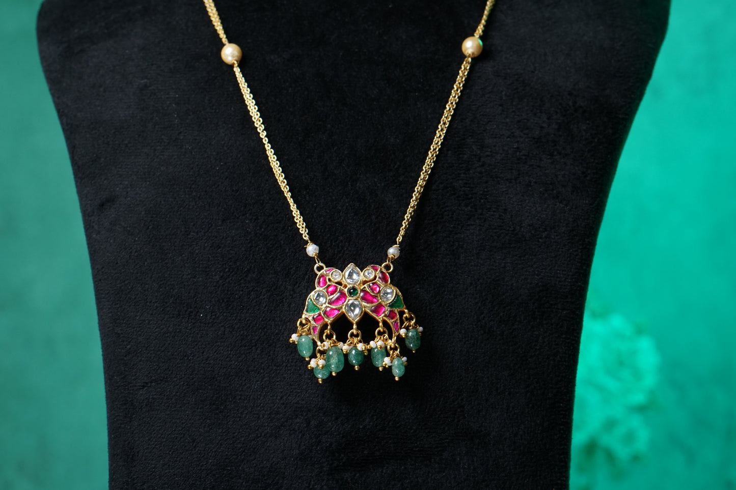 Kundan Pendant (4-9532)(NEM)