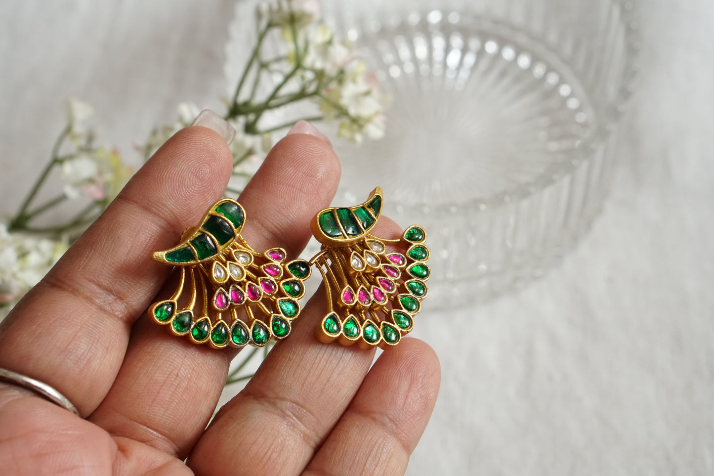 Kundan Earrings (1-4904)(Ak)