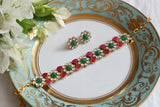 Kundan choker set(4-7724)(R)